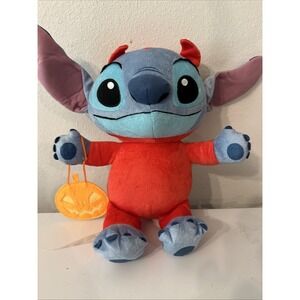 DISNEY LILO AND STITCH DEVIL‎ HALLOWEEN PLUSH 15"